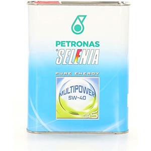 SELENIA Olio motore Selenia MultiPower Gas 5W40 - Tanica da 2 litri
