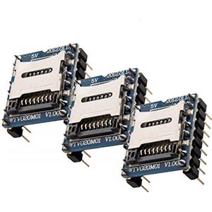 AZDelivery 3 x WTV020 Scheda SD Modulo Audio compatibile con Arduino incluso un E-Book!