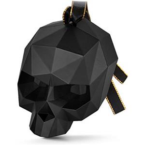 papapanda Teschio decorazione Halloween teschio ornamento da appendere geometrico nero 8 cm decorazione finestra finestra decorazione (4)