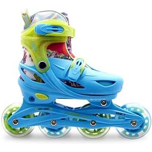 ROCES PLY pattino in linea per bambino regolabile FLASH BOY, con ruote lampeggianti a LED (by Roces)