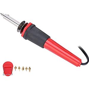 Fafeicy Saldatore Elettrico 40W e Pirografo per Intaglio su Legno - Set Completo con Punta in Ferro e Materiale Plastico Tecnico EU Plug AC230V