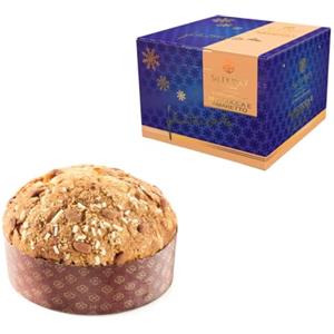 Sal De Riso Panettone All'Albicocca e Amaretto 1 Kg, Panettone artigianale con albicocche candite e glassa all'amaretto