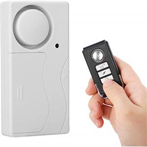 Dilwe Allarme Casa Senza Fili, Antifurto Casa Allarme Magnetico, di Allarme Casa con 1 Sensore Porta Finestra e 1 Telecomando, Allarme Porta Finestra Allarme