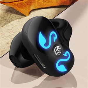 Cuifati Cuffie Auricolari Wireless, Cuffie Bluetooth Singole, Design Ergonomico a Conduzione Ossea HiFi, BT5.3, Lunga Durata della Batteria, Mini Auricolari Wireless per la Corsa di