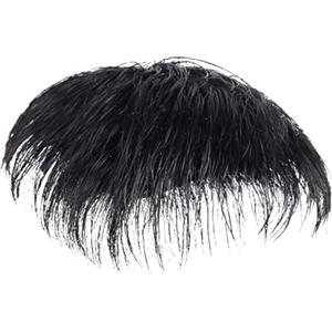 Generic Pezzo Per Capelli Da Uomo - Tropper Per Capelli Da Uomo, Cerotto Per Capelli Da Uomo | Parrucca Topper Corta Nera Naturale, Parrucchino Topper Corto Con Clip Per Parrucchino In Veri Capelli Umani, Asp