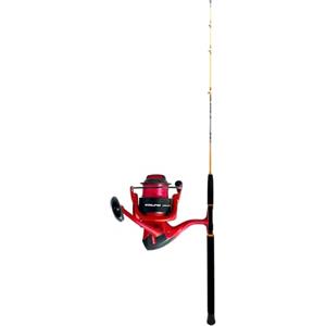 kolpo combo per la pesca a traina sotto costa trainetta costiera bolentino con canna mulinello e filo