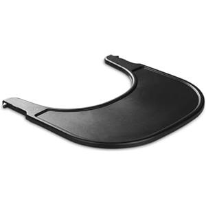 hauck Vassoio Seggiolone Pappa Alpha Click Tray - Tavolino Bambini in Materiale Riciclato Cert. GRS, Facile da Fissare per Seggiolone Legno Alpha+ o Beta+ - Nero