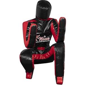 FNine MMA, manichino per esercitarsi in posizione difensiva, per Judo, Karate, BJJ, jiujitsu brasiliano, wrestling, sacco da boxe 180 cm, non riempito