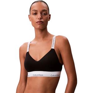 Calvin Klein Donna Reggiseno a Bralette Lightly Lined Vita Elasticizzata, Nero (Black), M