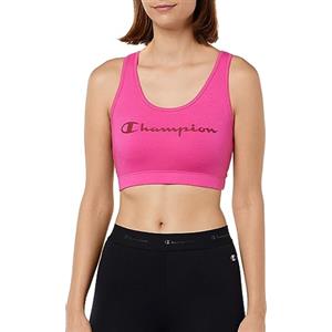 Champion Athletic Athletic C-Sport W - Cotton Stretch Jersey Light Support Reggiseno Sportivo, Fucsia, Donna FW23