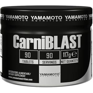 YAMAMOTO NUTRITION CarniBLAST integratore di Carnitina L-Tartrato, Propionil L-Carnitina e Acetil L- Carnitina 90 compresse