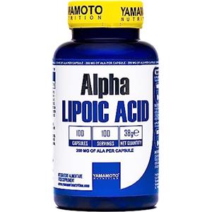 YAMAMOTO NUTRITION Alpha LIPOIC ACID integratore alimentare di acido alfa lipoico 100 capsule