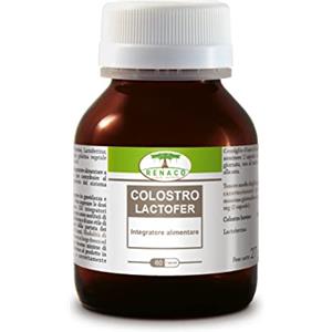 RENACO Colostro Lactofer | 60 capsule | Integratore alimentare di Colostro bovino e Lattoferrina