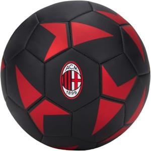 A.C. Milan AC Milan Pallone da Calcio, per Partite e Allenamento, Nero, Taglia 5