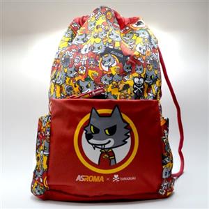 AS Roma SACCA SCUOLA ASROMA - GYM SACK ASROMA MASCOTTE TOKIDOKI ROMOLO - ROMA
