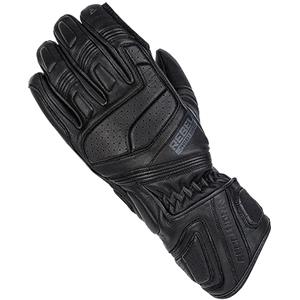 REBELHORN Hike II Guanti da Moto Uomo | Pelle di Capra | Pannelli in Schiuma con Ventilazione | Tergicristallo per Visiera del Casco | Supporto touchscreen