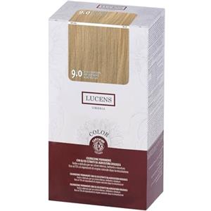Lucens Umbria Lucens 9.0 Biondo Chiarissimo - Kit Colorazione Capelli Permanente Senza Ammoniaca Con Oli ed Estratti da Agricoltura Biologica