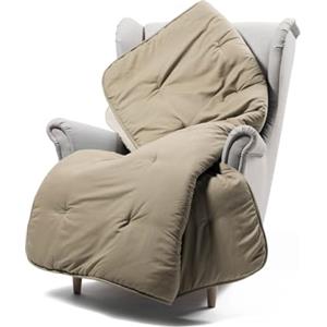 CALEFFI Scaldotto - Plaid Divano e Letto 130x170 cm Morbida Microfibra Calda Avvolgente, Copridivano e Copriletto Trapuntato Artigianale e Lavabile, Coperta Copri Divano e Copri Letto Ottimo Comfort