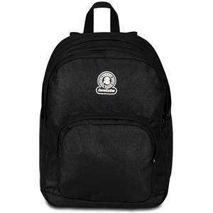 Invicta Zaino Doppio Scomparto Benin M Solid Invicta, Nero, Con Tasca Interna Attrezzata, Tasche laterali Porta Borraccia e Scomparto Porta Laptop, Scuola & Viaggio, Ragazzi