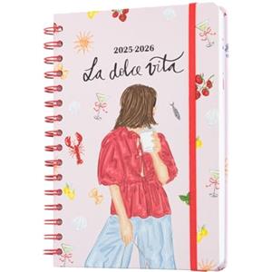 Grupo Erik: Diario Scuola 2025 2026 Ana Marin, Agenda settimanale A5 12 mesi in spagnolo, 14,8x21 cm, Agenda ragazza 2025 2026, Diario ragazza 2025 2026