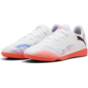 PUMA Scarpe da Calcio Unisex Future 8 Play It, Puma Bianco PUMA Nero Rosso Brillante, 42.5 EU