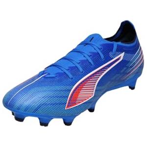 PUMA Scarpe da Calcio Unisex Ultra 6 Match Fg/AG, Ultra Blue PUMA White Glowing Red, 45 EU