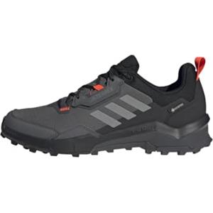 adidas Uomo Terrex AX4 Gore-Tex Hiking Shoes, Grey Six/Grey Four/Solar Red, 42 EU