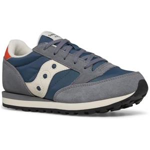 Saucony Originals Jazz Original, Scarpe da Ginnastica, Grigio, Blu, Arancione, 34 EU
