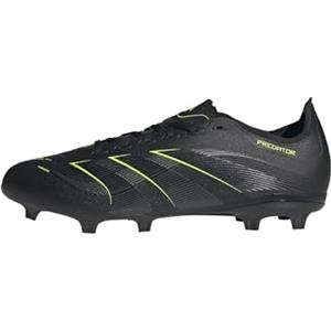 adidas Predator League Firm Multi Ground Football Boots, Scarpe da Calcio Unisex-Adulto, Core Black/Carbon/Lucid Lemon, 47 1/3 EU
