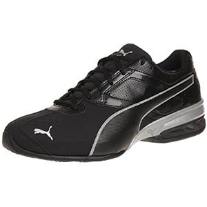 PUMA Men Tazon 6 FM Road Running Shoes, Puma White-Puma Black-Puma Silver, 40 EU