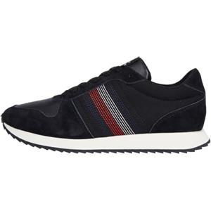 Tommy Hilfiger Uomo Sneakers da Runner Runner Evo Mix Stitch Scarpe Sportive, Nero (Black), 40