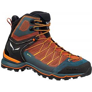 SALEWA Mountain Trainer Lite Mid Gore-Tex Scarpe da Trekking da Uomo, Black Out Carrot, 46 EU