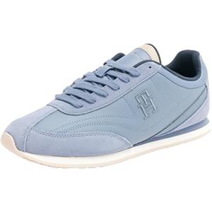Tommy Hilfiger Donna Sneakers da Runner Heritage Profilo Basso, Blu (Faded Ink), 38