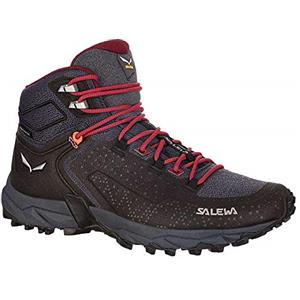 SALEWA WS Alpenrose 2 Mid Gore-Tex Trekking- & Wanderstiefel, Asphalt/Tawny Port, 36.5 EU