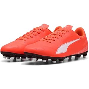 PUMA Scarpe da Calcio Vitoria II Fg/AG Uomo, Glowing Red PUMA White, 42 EU