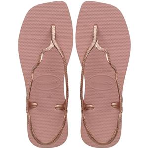 Havaianas - Soleil, Sandali A T Da Donna Eleganti, Resistenti E Confortevoli, Chiusura Posteriore, Cinghie Ondulate E Suola Con Bordi Squadrati