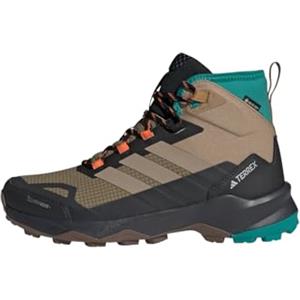 Adidas Uomo Terrex Skychaser AX5 Mid Gore-Tex Climawarm+ Hiking Shoes, Cardboard/Blanch Cargo/Pure Teal, 39 1/3 EU