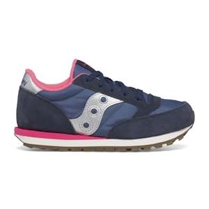 Saucony Originals Sneaker Jazz Original Unisex Bambino, Navy Argento Rosa, 36 EU
