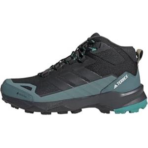adidas Terrex Skychaser AX5 Mid Gore-Tex Hiking Shoes, Scarpe da Trekking Uomo, Core Black/Carbon/Pure Teal, 40 2/3 EU