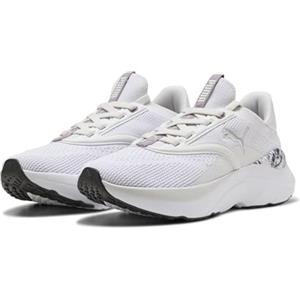 PUMA Scarpe da Corsa Softride Mayve Mystic Wns da Donna, Feather Grey PUMA Black Lilac Crush Plum Jam, 38.5 EU