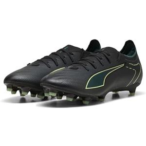 PUMA Ultra 6 Match Fg/AG, Scarpe da Calcio Unisex-Adulto, Black Fizzy Light Green Terrain, 43 EU