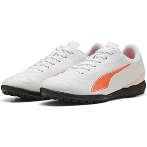 PUMA Scarpe da Calcio Vitoria II TT Uomo, Puma Bianco Rosso Brillante, 44.5 EU