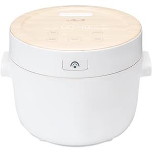 Yum Asia Fuji - Cuociriso con riscaldamento a induzione (IH) e ciotola rivestita in ceramica Joubu (5 tazze, 1 litro), 5 funzioni di cottura del riso, 4 funzioni multicooker, display a LED nascosto