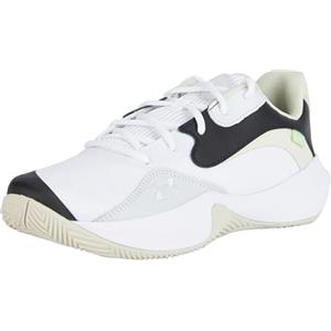 Under Armour UA Lockdown 7 - Scarpe da Basket Basse da Uomo, Bianco Limo Bianco, 45.5 EU