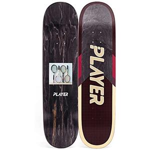 Player Grand Slam 8.0x31.50 Deck Longboard, Adulti Unisex, Multicolore (Multicolore), Taglia Unica