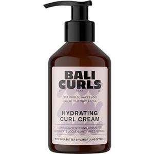 Bali Curls by Hank Ge Bali Curls Hydrating Curl Cream - Crema idratante per ricci al burro di karité, olio di cocco e ylang-ylang - Crema per ricci lisci e definiti - Trattamento vegano naturali - 150ml