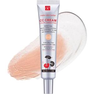 EONFAVE Color Correcting CC Cream - CC crema con Centella Asiatica - Correttore Skin Tint con pieno potere coprente - Fondazione Full Coverage Make Up con SPF 25 - Migliora la carnagione e l'idratazione -