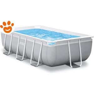Intex Piscina Rettangolare Prisma Metal Frame (300x175x80cm) con Pompa a Filtro Art. 26784 - Prisma Metal Frame (300x175x80cm)