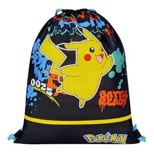Seven Pokémon Zaino Sacca, Nera, Sacca Sport e Tempo Libero, Scuola Elementare, Bambino zainetto