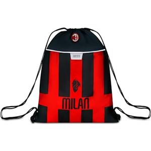 Seven Milan Zaino Sacca, Rosso e Nera, Sacca Sport e Tempo Libero, Scuola Elementare, calcio